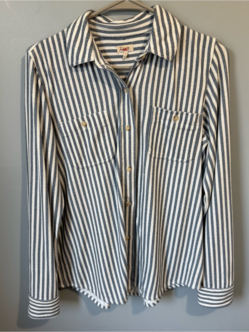 Faherty Legends Striped Sweater Top Size s